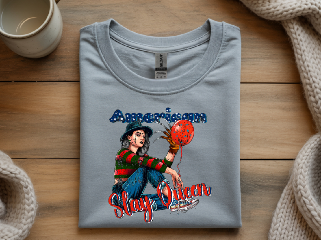 American Slay Queen Graphic T-Shirt