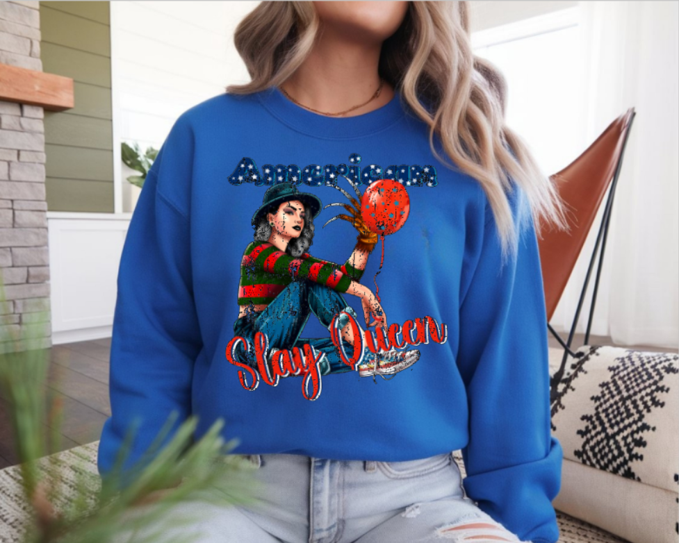 American Slay Queen Crewneck Sweatshirt