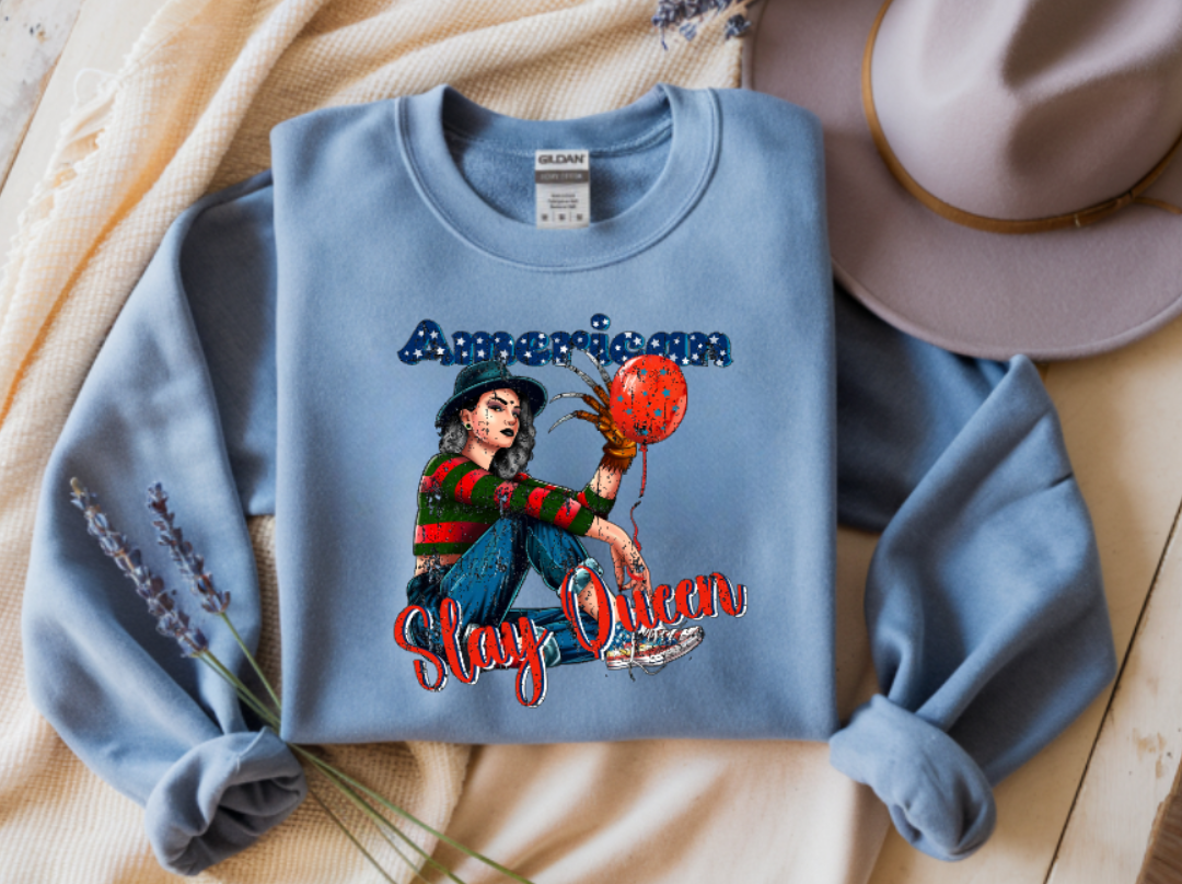 American Slay Queen Crewneck Sweatshirt