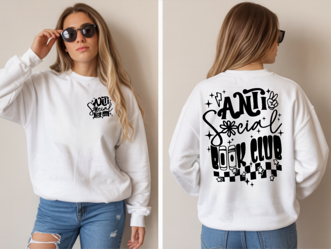 Anti Social Book Club Crewneck Sweatshirt