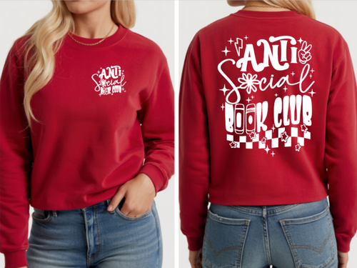 Anti Social Book Club Crewneck Sweatshirt