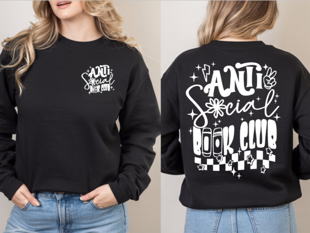 Anti Social Book Club Crewneck Sweatshirt