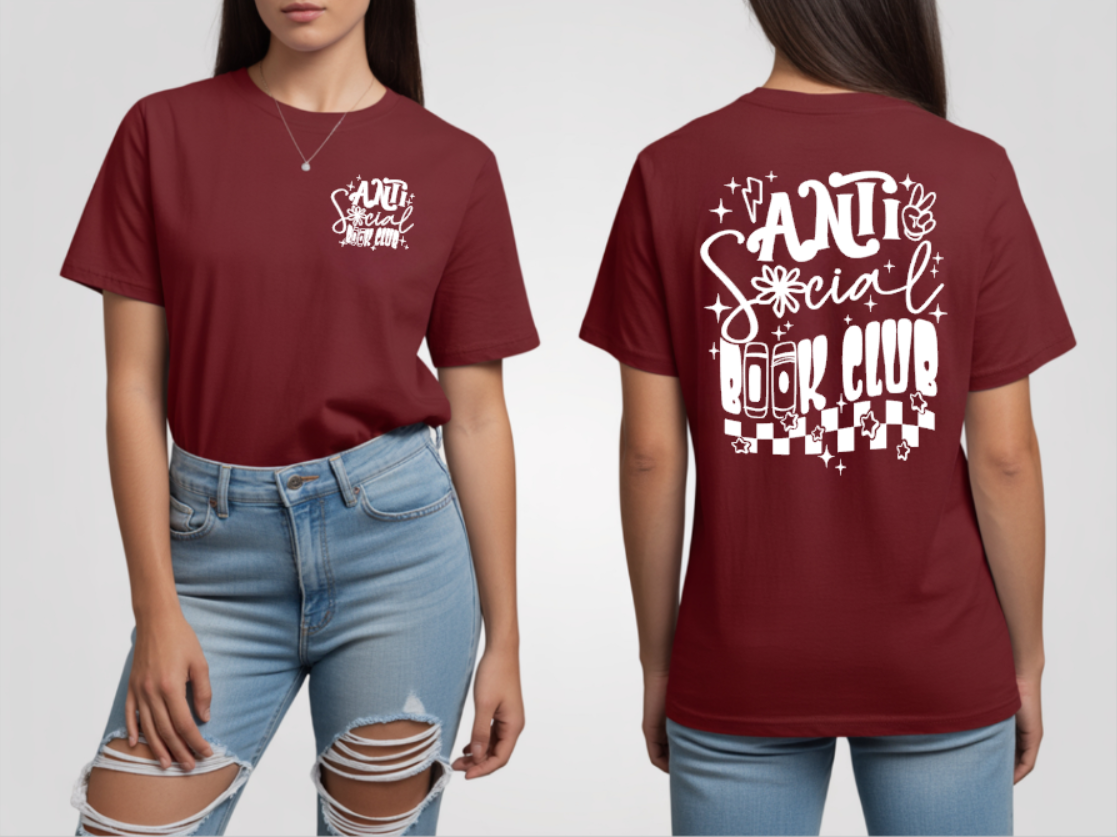 Anti Social Book Club Graphic T-Shirt