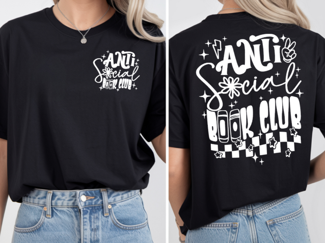 Anti Social Book Club Graphic T-Shirt