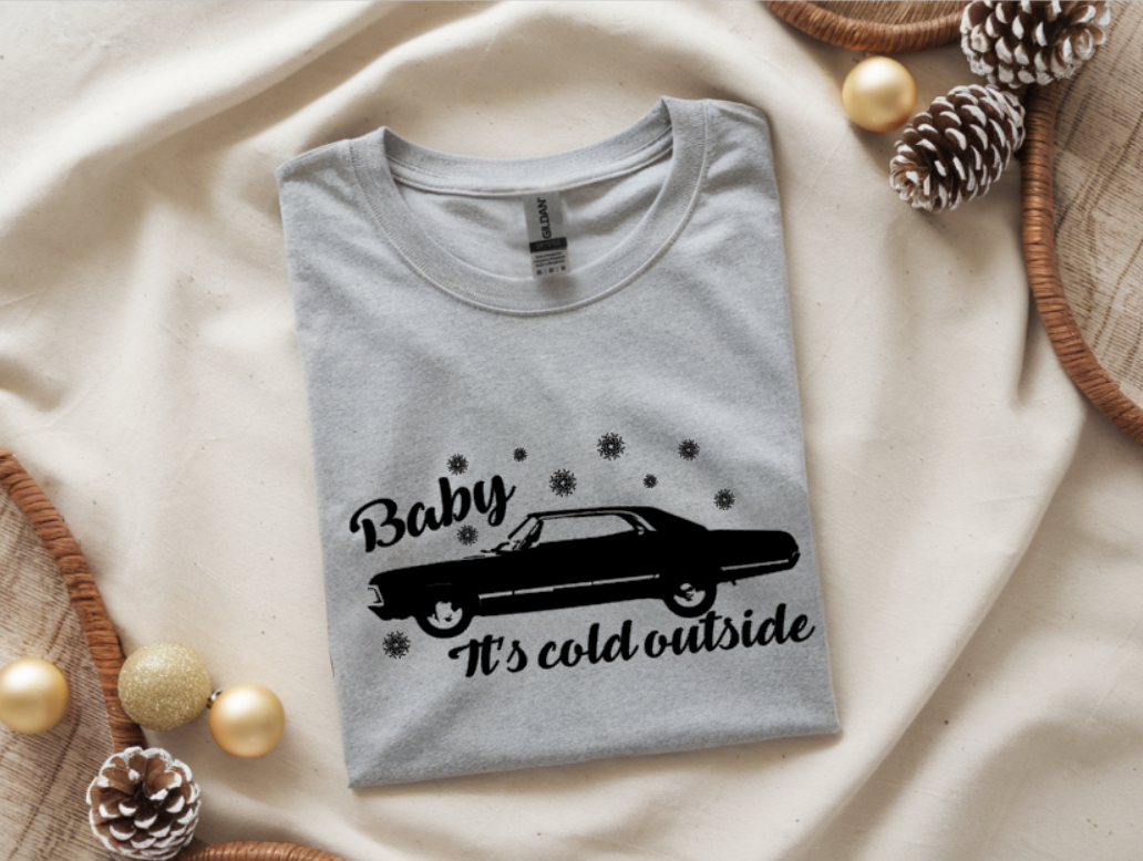 Baby It’s Cold Outside Winter Graphic T-Shirt