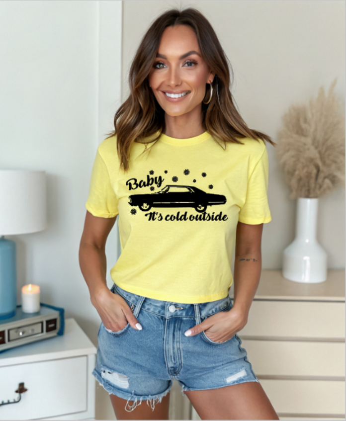 Baby It’s Cold Outside Winter Graphic T-Shirt
