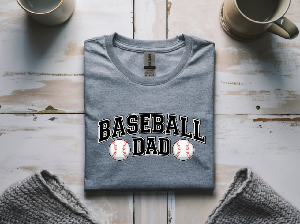 Baseball Dad Graphic T-Shirt