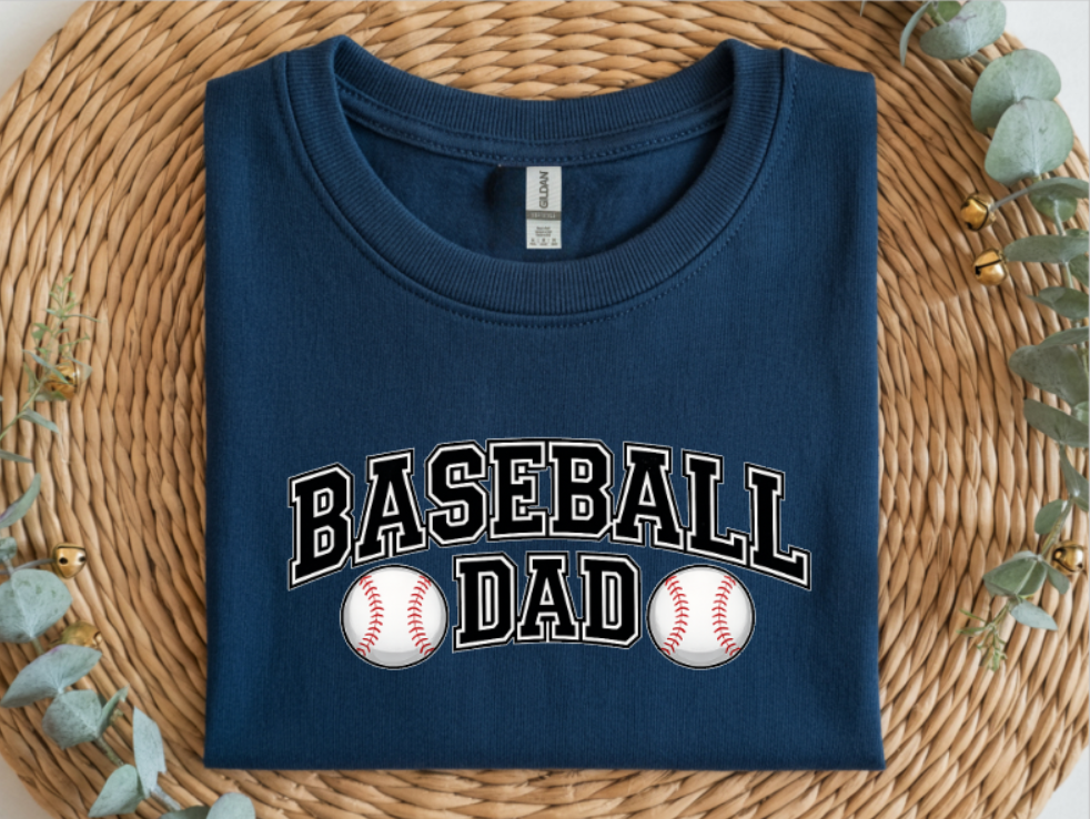 Baseball Dad Graphic T-Shirt