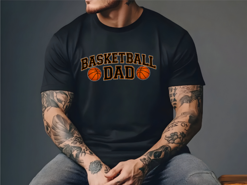 Basketball Dad Graphic T-Shirt