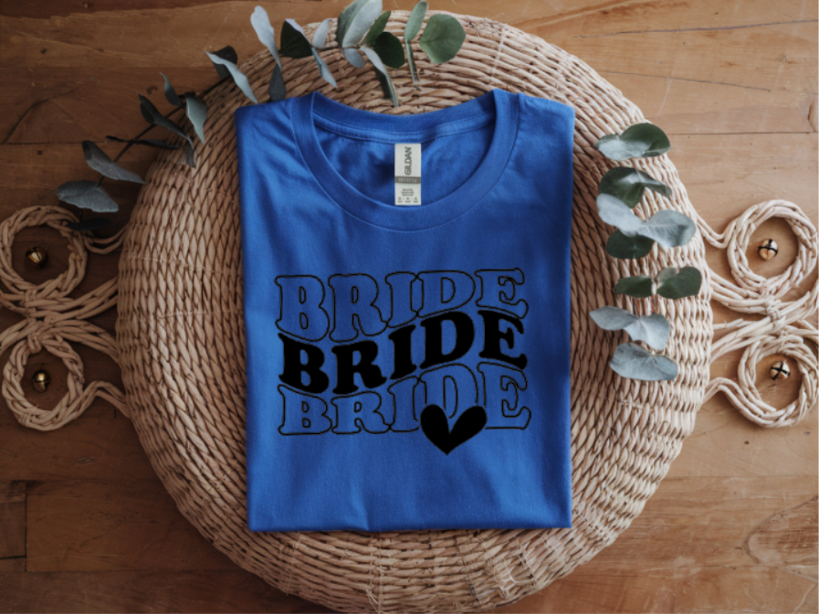 Bride Trio with Heart Graphic T-Shirt