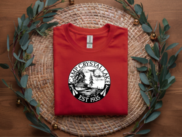 Cursed Summer Camp EST. 1935 Horror Graphic T-Shirt