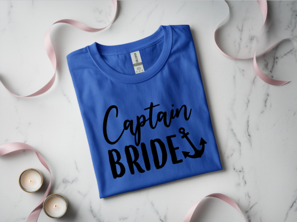 Captain Bride Nautical Bridal T-Shirt