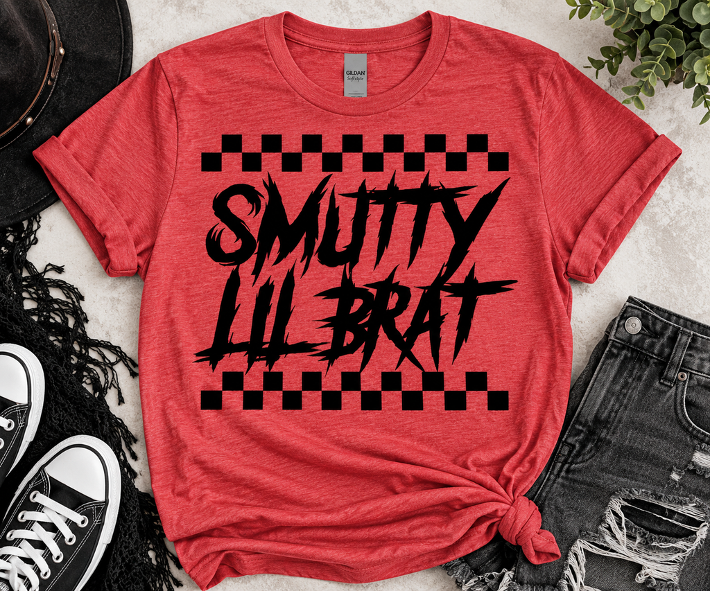Smutty Lil Brat Graphic Tee | Alternative Grunge Shirt