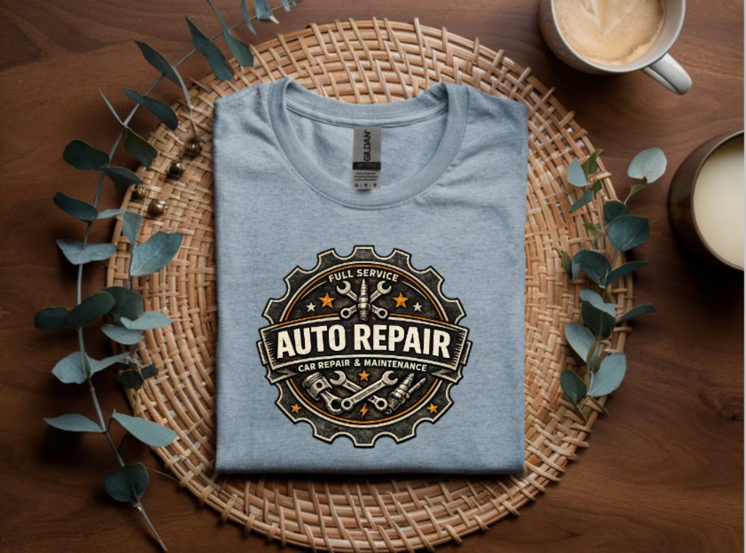 Auto Repair Full Service Mechanic Graphic T-Shirt