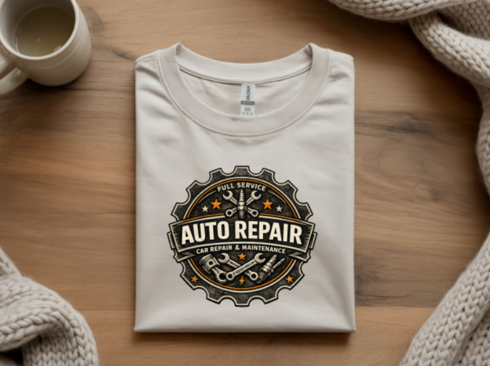 Auto Repair Full Service Mechanic Graphic T-Shirt