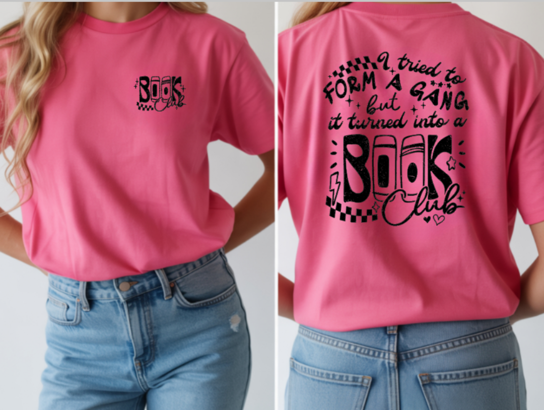 A Gang Turned Into a Book Club Graphic T-Shirt