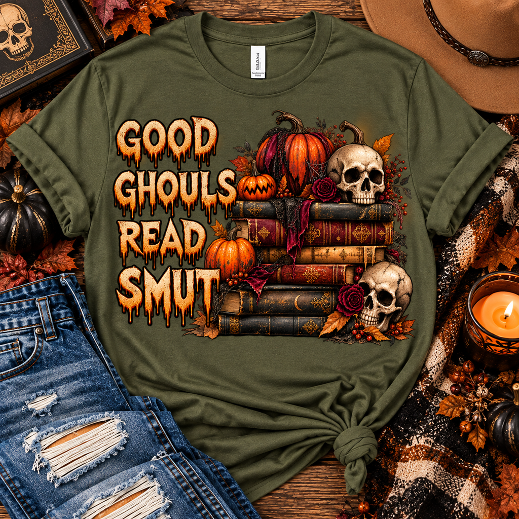 Good Ghouls Read Smut Graphic Tee