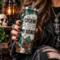Mind Your Business Tumbler | Funny Sarcastic 20 oz Skinny Cup