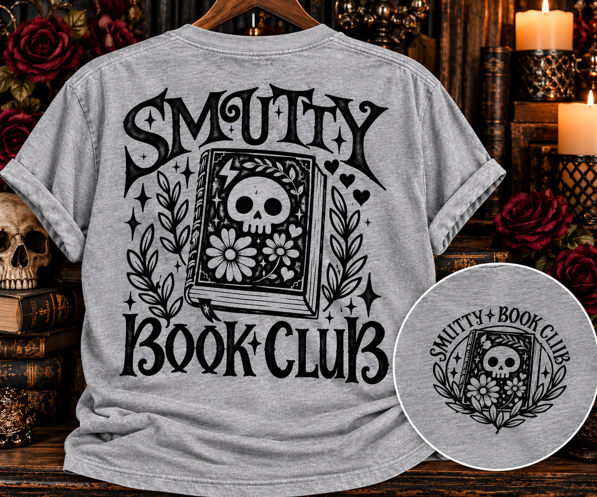 Smutty Book Club Graphic Tee | Dark Romance Reader Shirt