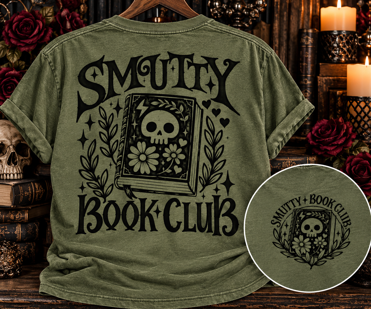 Smutty Book Club Graphic Tee | Dark Romance Reader Shirt