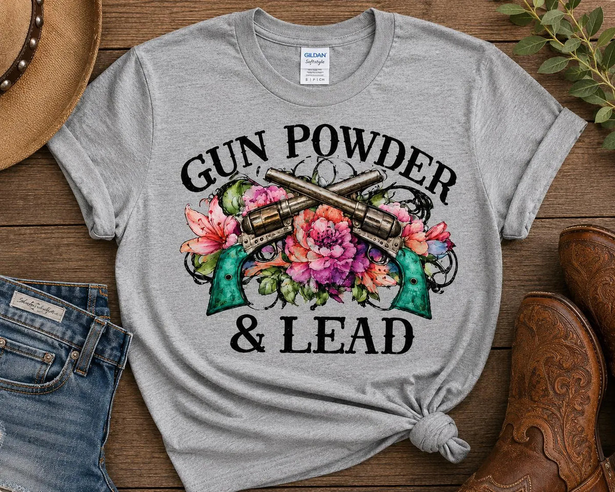Gun Powder & Lead Western Floral T-Shirt