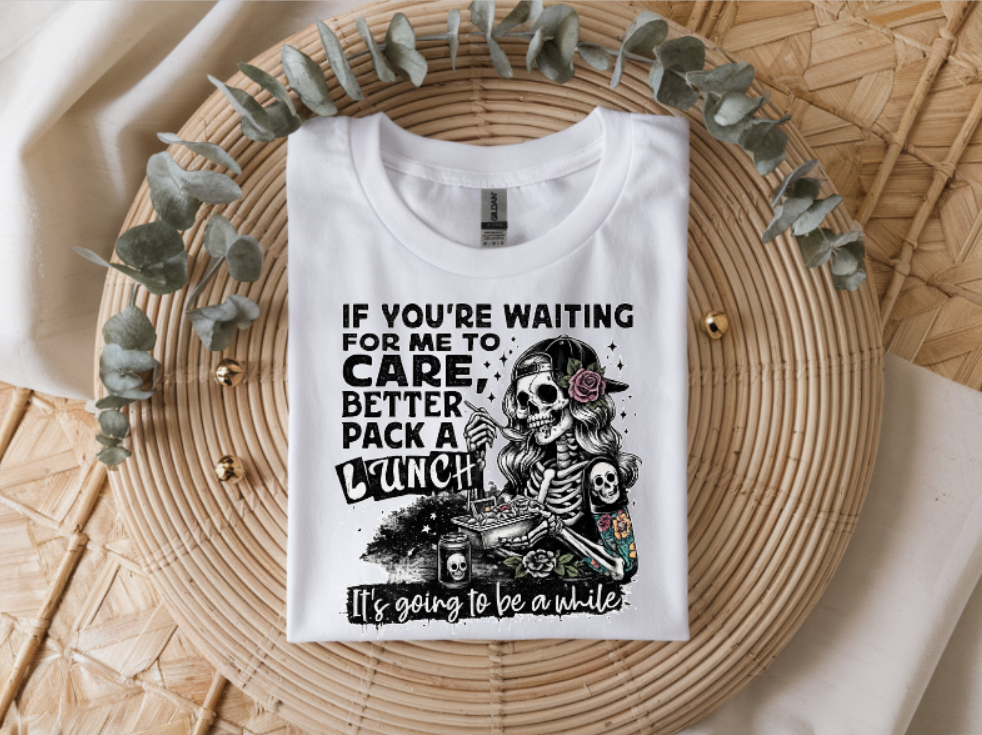 Better Pack A Lunch Skeleton Graphic T-Shirt
