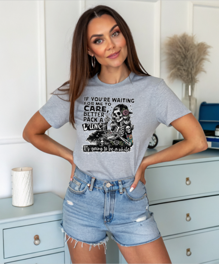 Better Pack A Lunch Skeleton Graphic T-Shirt
