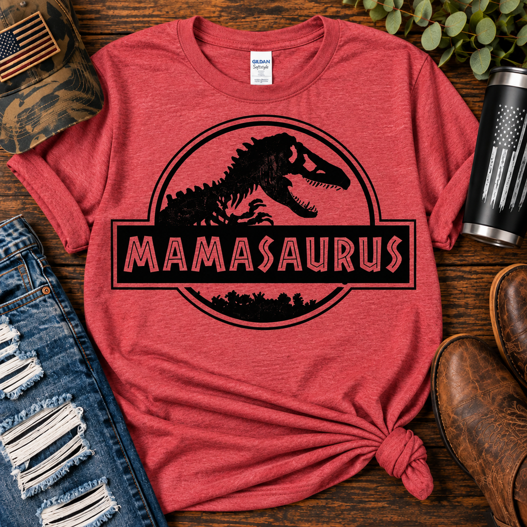 Mamasaurus | Dinosaur Mom Graphic Tee