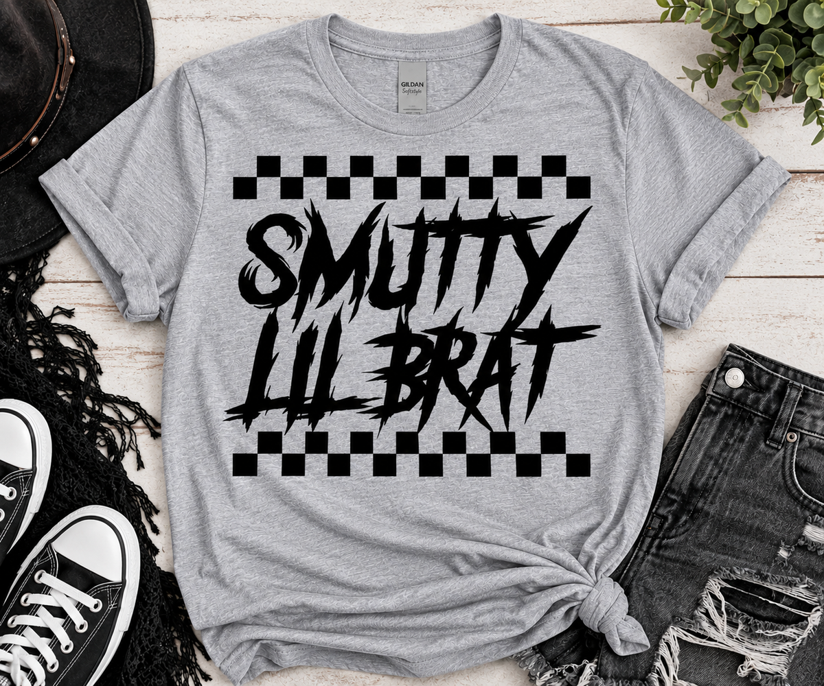 Smutty Lil Brat Graphic Tee | Alternative Grunge Shirt